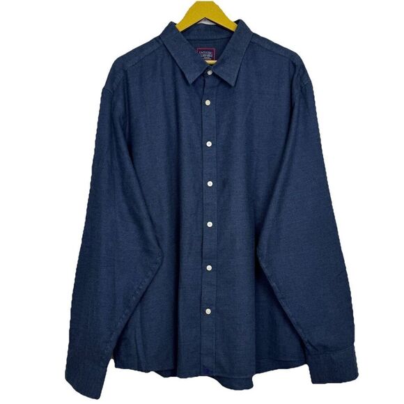 UNTUCKit Other - Untuckit Mens Veneto Button Down Shirt Size 3XL Blue Wrinkle Free Preppy Work